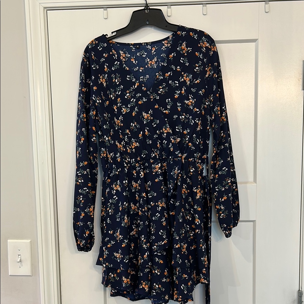 Floral Navy Dress